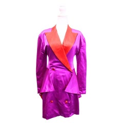 Vestido envolvente de seda Annabelle Vintage Talla FR 40