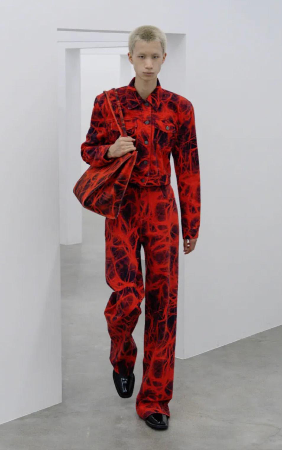 Annakiki S/S 2022 Denim X-ray Co-ord Set For Sale 6