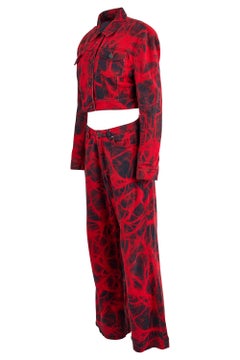 Annakiki S/S 2022 Denim X-ray Co-ord Set