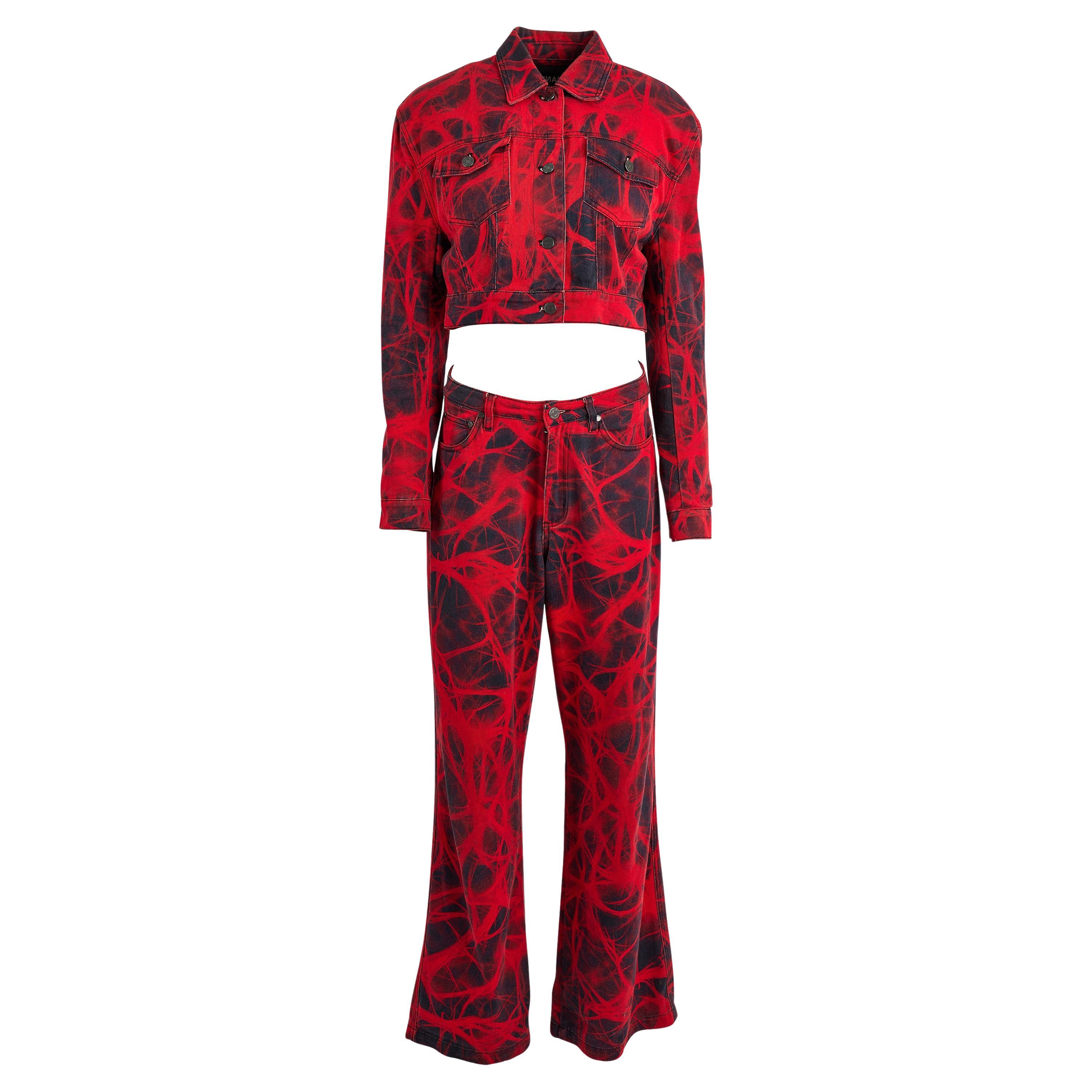 Annakiki S/S 2022 Denim X-ray Co-ord Set For Sale