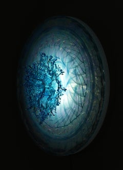 Turquoise Lotus Light Disc