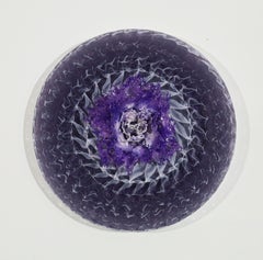 Violette Lotus-Lichtscheibe