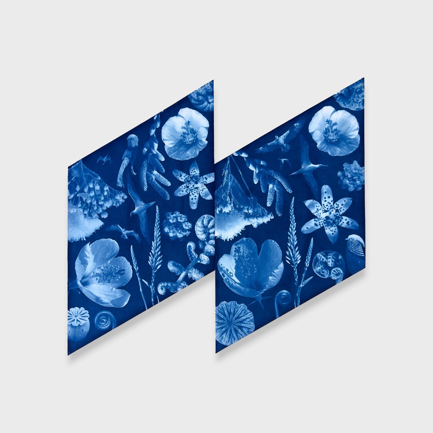 A Conceptually Alternative Cyanotype, "Memory Trace"