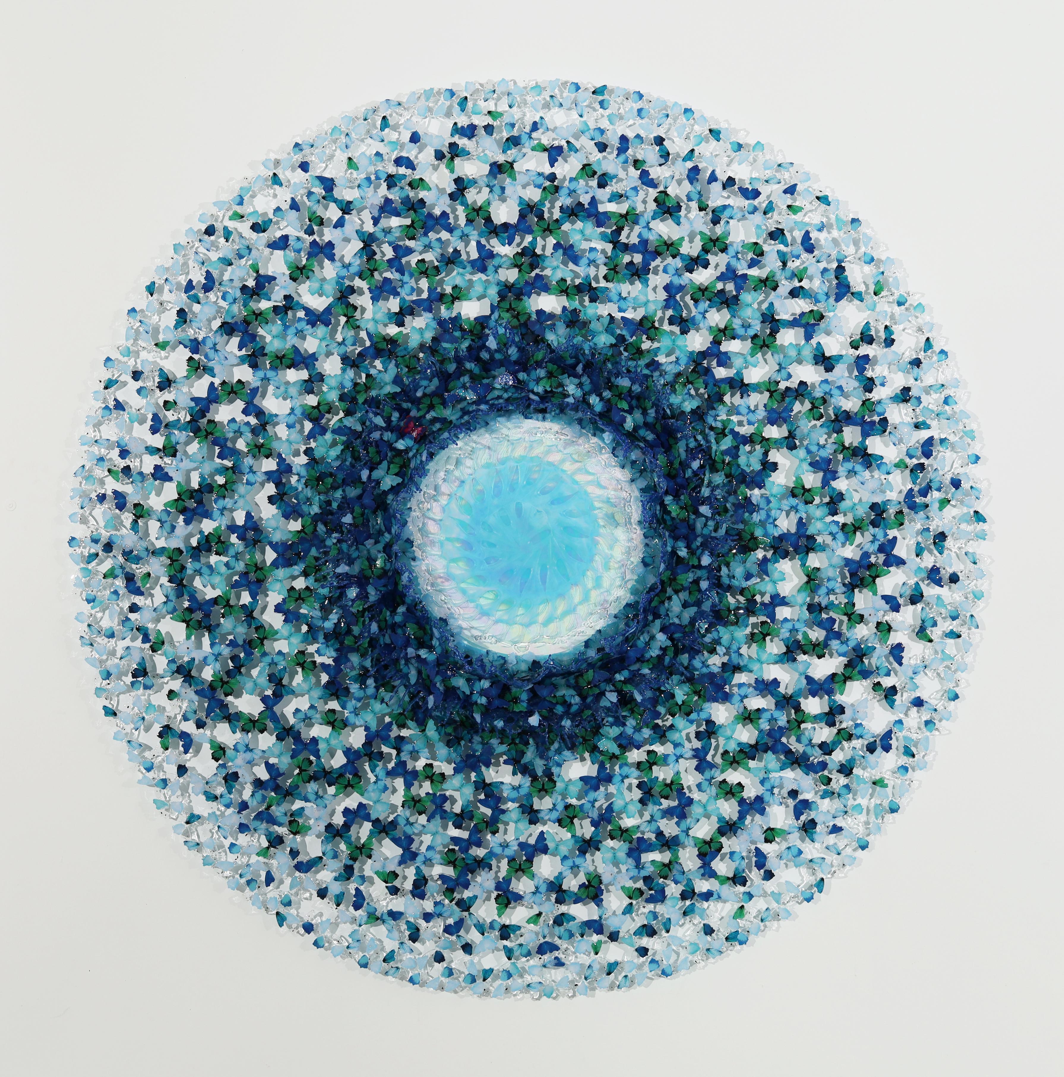 Annalù Abstract Sculpture - Dreamcatcher Into The Big Blue