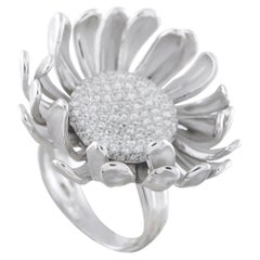Annamaria Cammilli 18K Weißgold 0,90ct Diamond Flower Ring AC01-050626