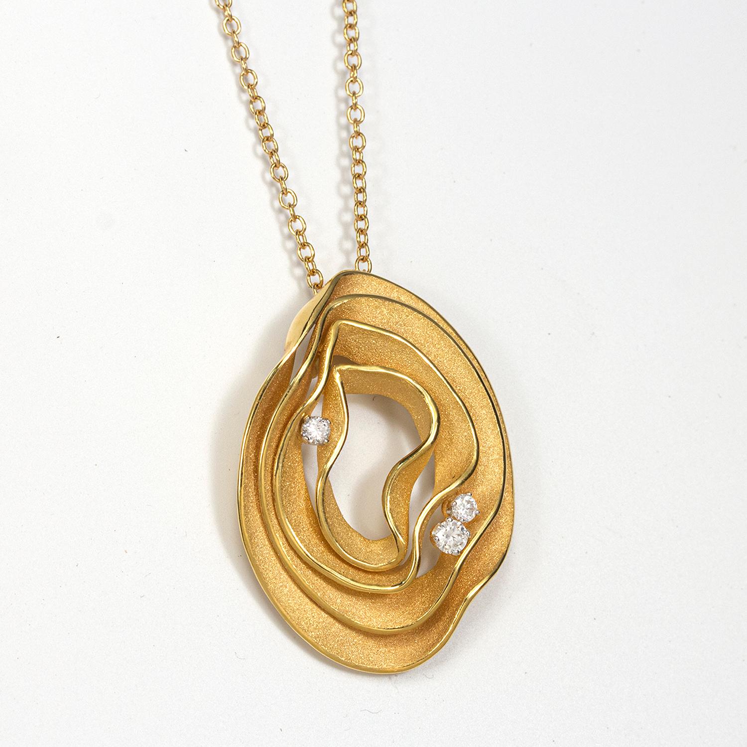 Contemporain Annamaria Cammilli, collier pendentif 