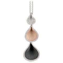 Annamaria Cammilli, collier pendentif « Goccia » en or 18 carats et diamants