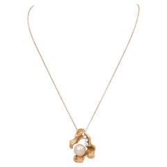 Annamaria Cammilli Pendant with Pearl and Diamonds