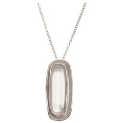Annamaria Cammilli "Serie Uno"" Anhänger-Halskette mit einem Diamant in 18 Karat Gold