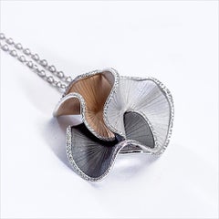 Annamaria Cammilli "Sultana" Large Pendant Necklace with Diamonds in 18K Gold