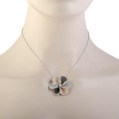 Annamaria Cammilli Wave 18 Karat White and Yellow Gold, and Black Rodium Diamond