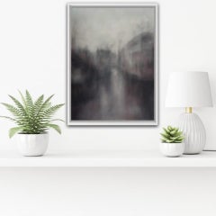 Twilight - Bruges VIII, Annamarie Dzendrowskyj, Original Painting, Sky Artwork