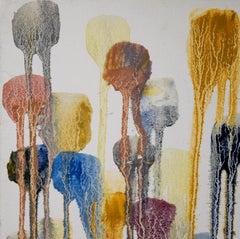 "Gelatine" Composizione espressionista astratta in acrilico su tela