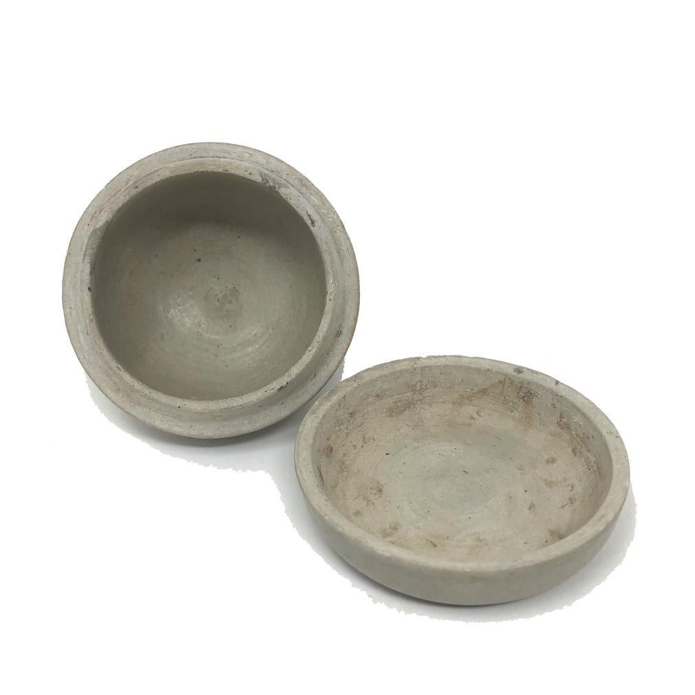 Fired Annamese Blue and White Ceramic Box, Chu Dau kiln, Vietnam For Sale