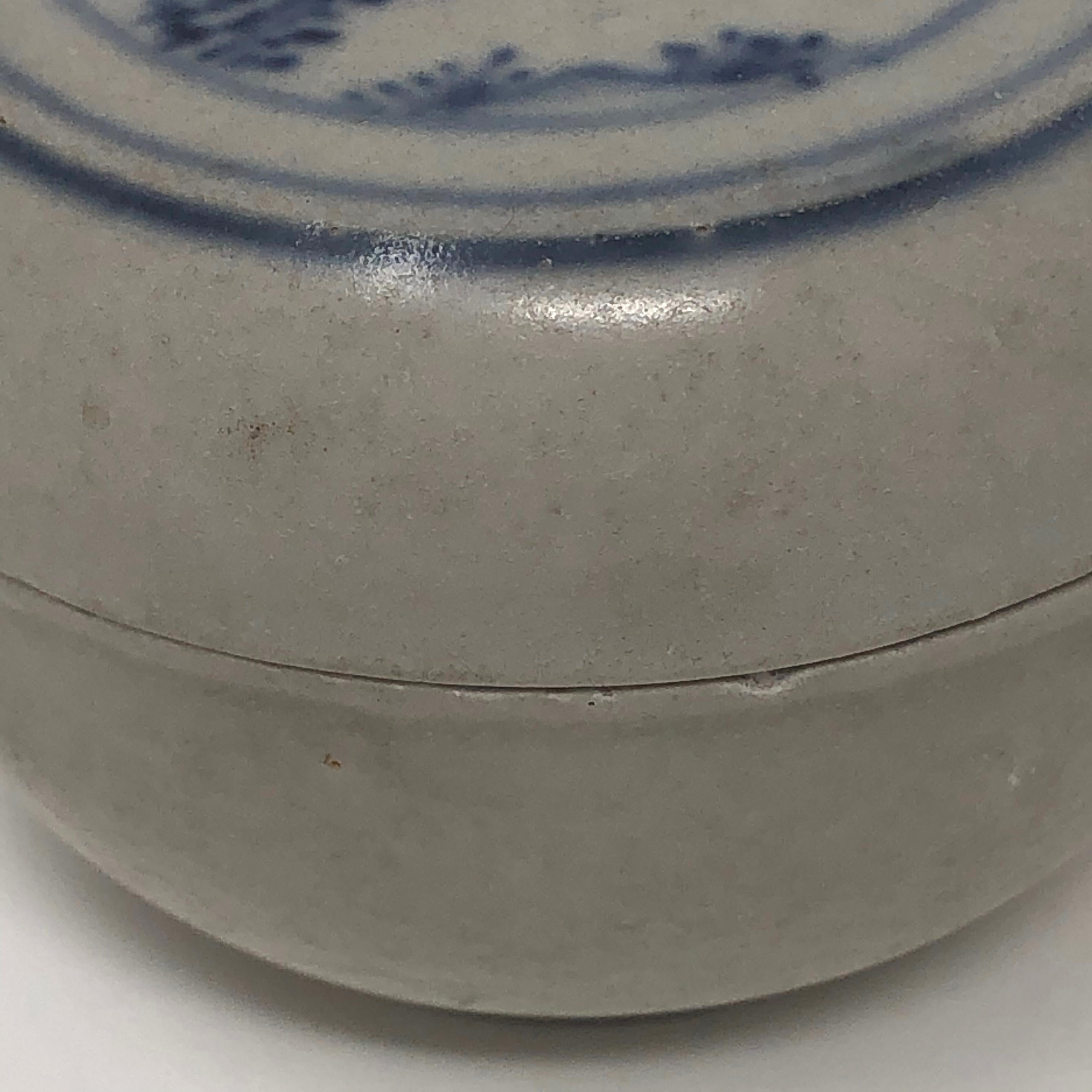 Annamese Blue and White Ceramic Box, Chu Dau kiln, Vietnam For Sale 2