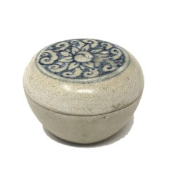 Annamese Blue and White Ceramic Box, Hoi An Hoard, Chu Dau kiln