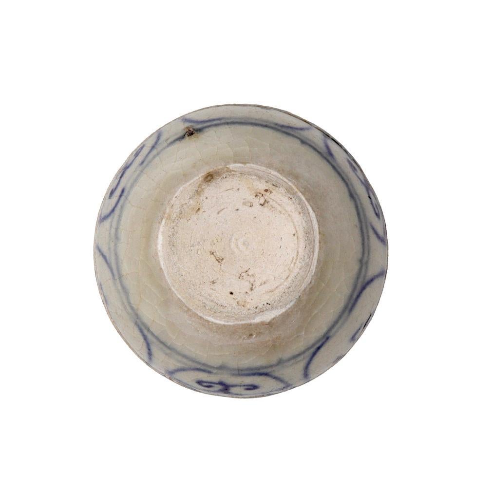 Scatola Annamese in ceramica blu e bianca, fornace Chu Dau, Vietnam, circa 1500 in vendita 2
