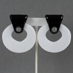 Anne & Frank Vigneri Orecchini a clip in resina bicolore