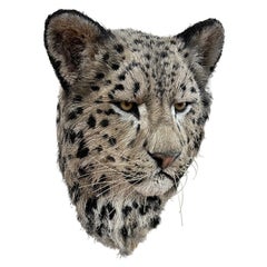 Anne Andersson Leopardo de las nieves de fibra de sisal 2006