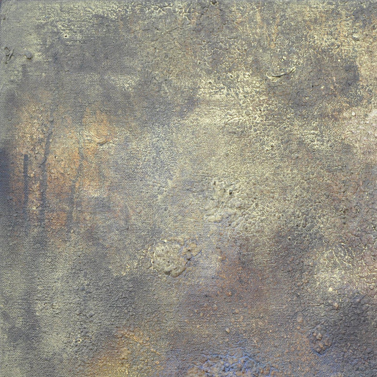 131 Cave's Starlight, tecnica mista su tela - Mixed Media Art Astratto di Anne B Schwartz
