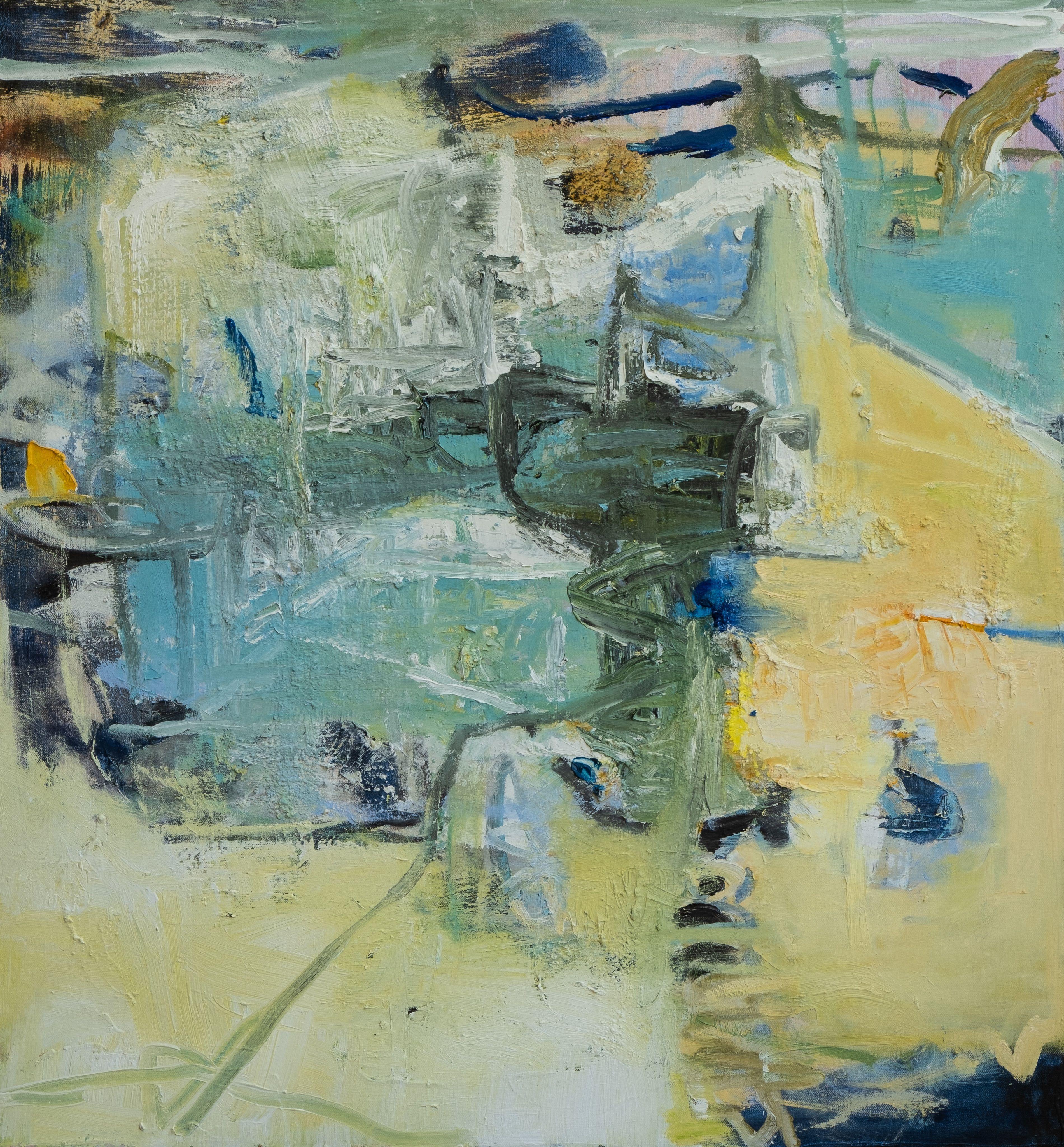 287 Vista Tirreno, Pintura, Óleo sobre lienzo - Painting de Anne B Schwartz
