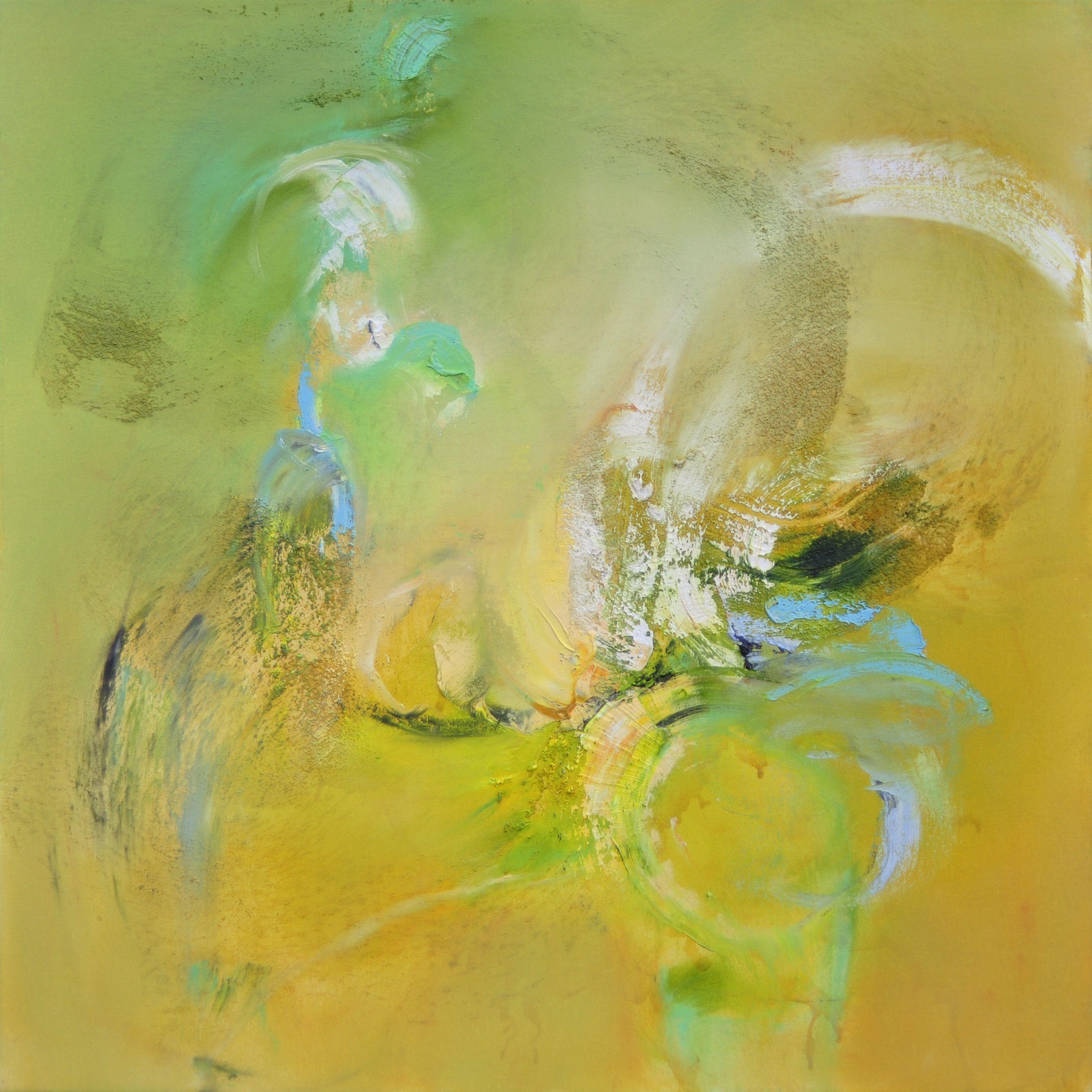 Anne B Schwartz Abstract Painting - 309 Summerâ€™s Flight, Painting, Oil on Canvas