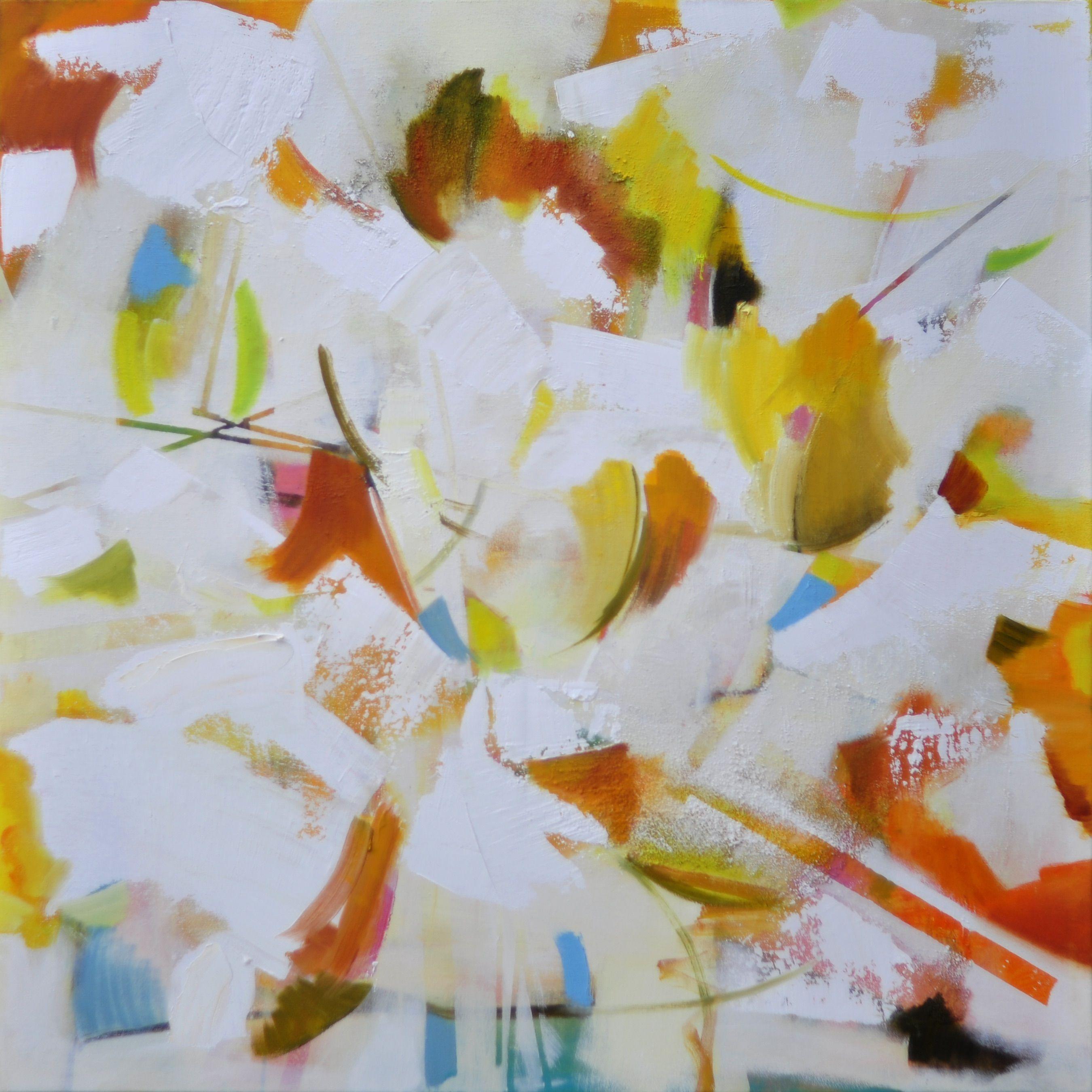 Anne B Schwartz Abstract Painting – 327 Reflections 1, Gemälde, Öl auf Leinwand