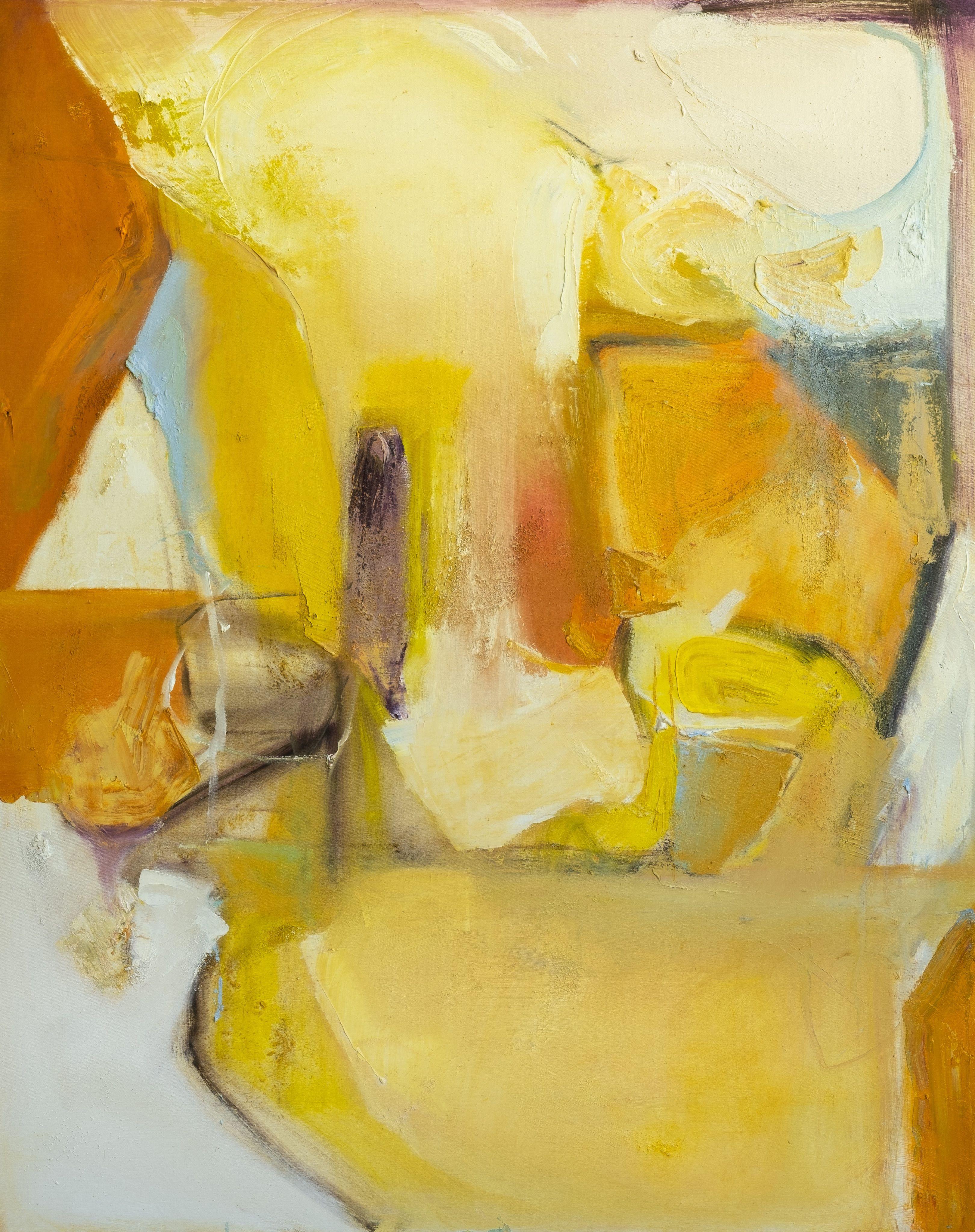 Anne B Schwartz Abstract Painting - 351 Wondering in Positano, Painting, Oil on Canvas