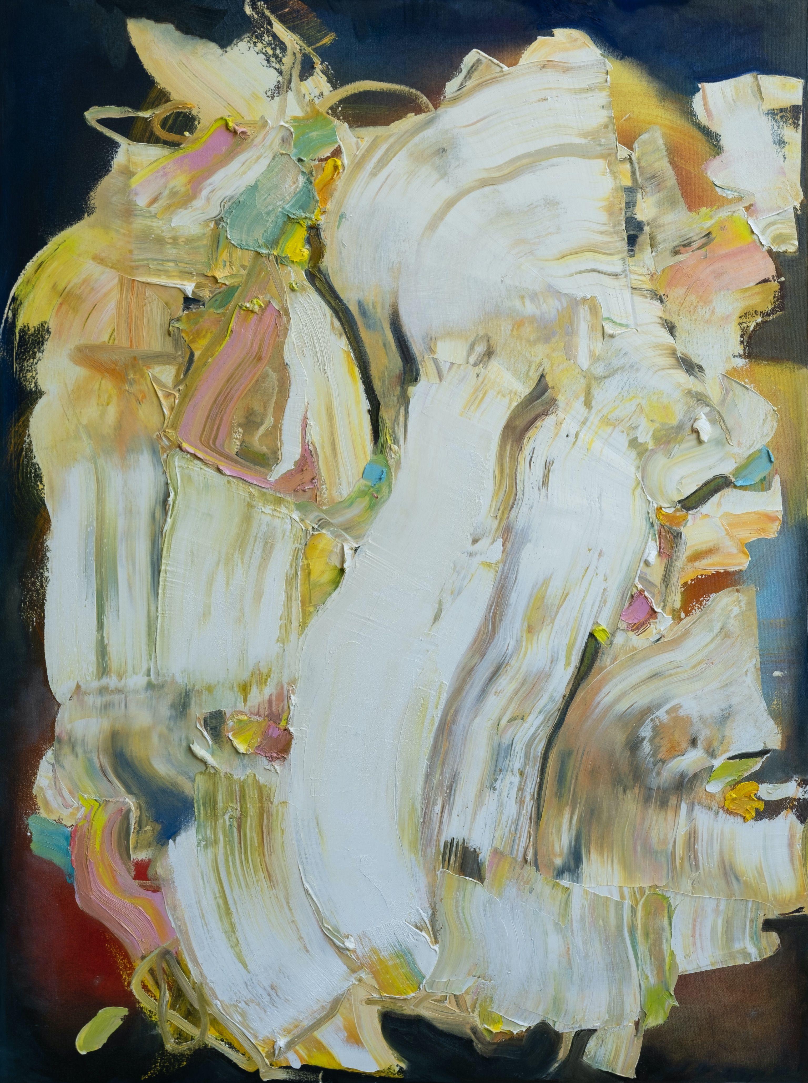 Anne B Schwartz Abstract Painting - 359 Arriving in Naples, Painting, Oil on Canvas