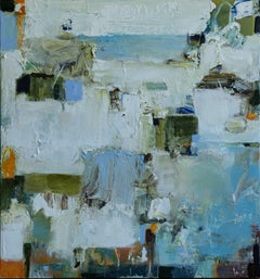 407 Cliff Houses Near Amalfi, Painting, Oil on Canvas