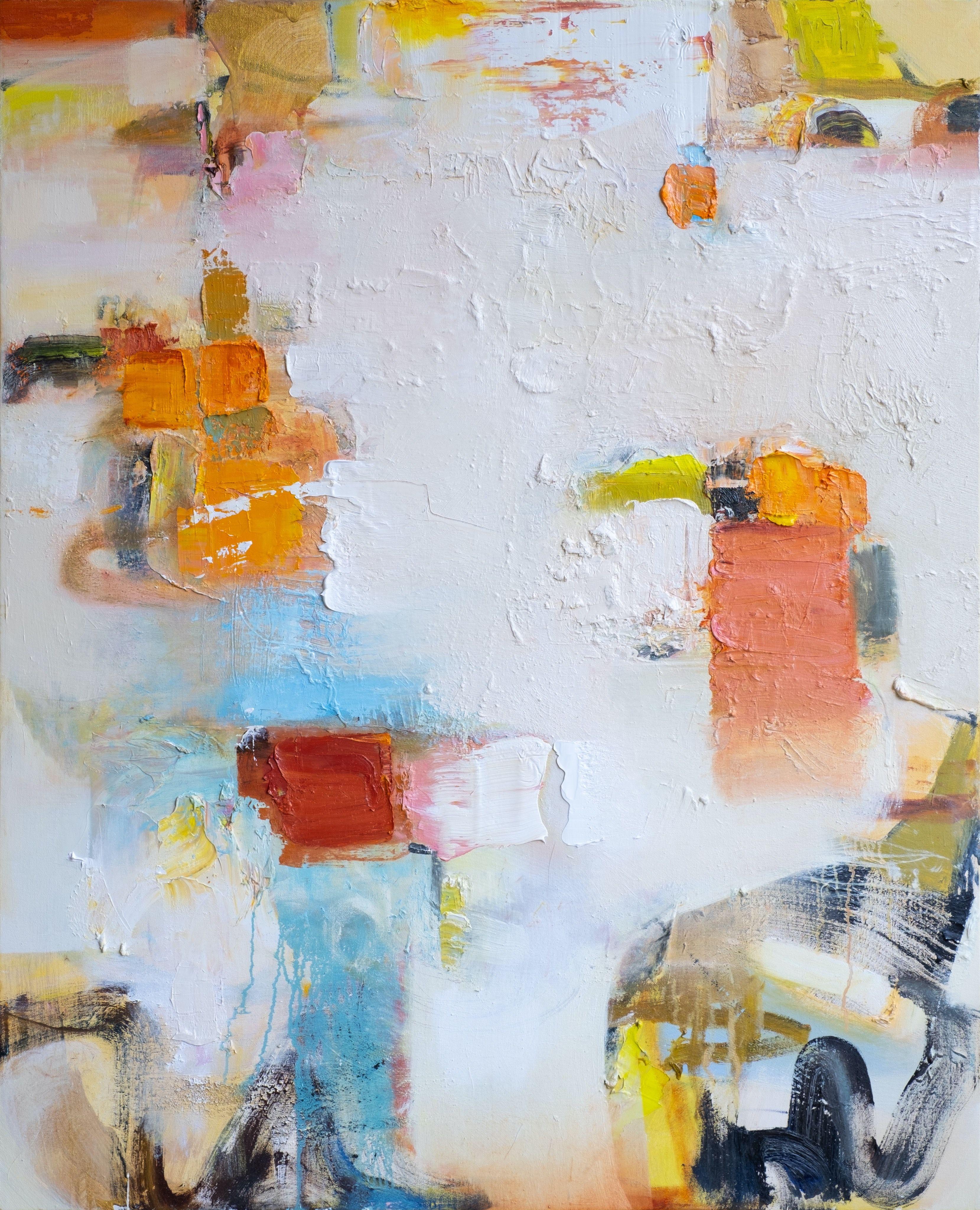 409 Morano, Pittura, Olio su tela - Painting di Anne B Schwartz