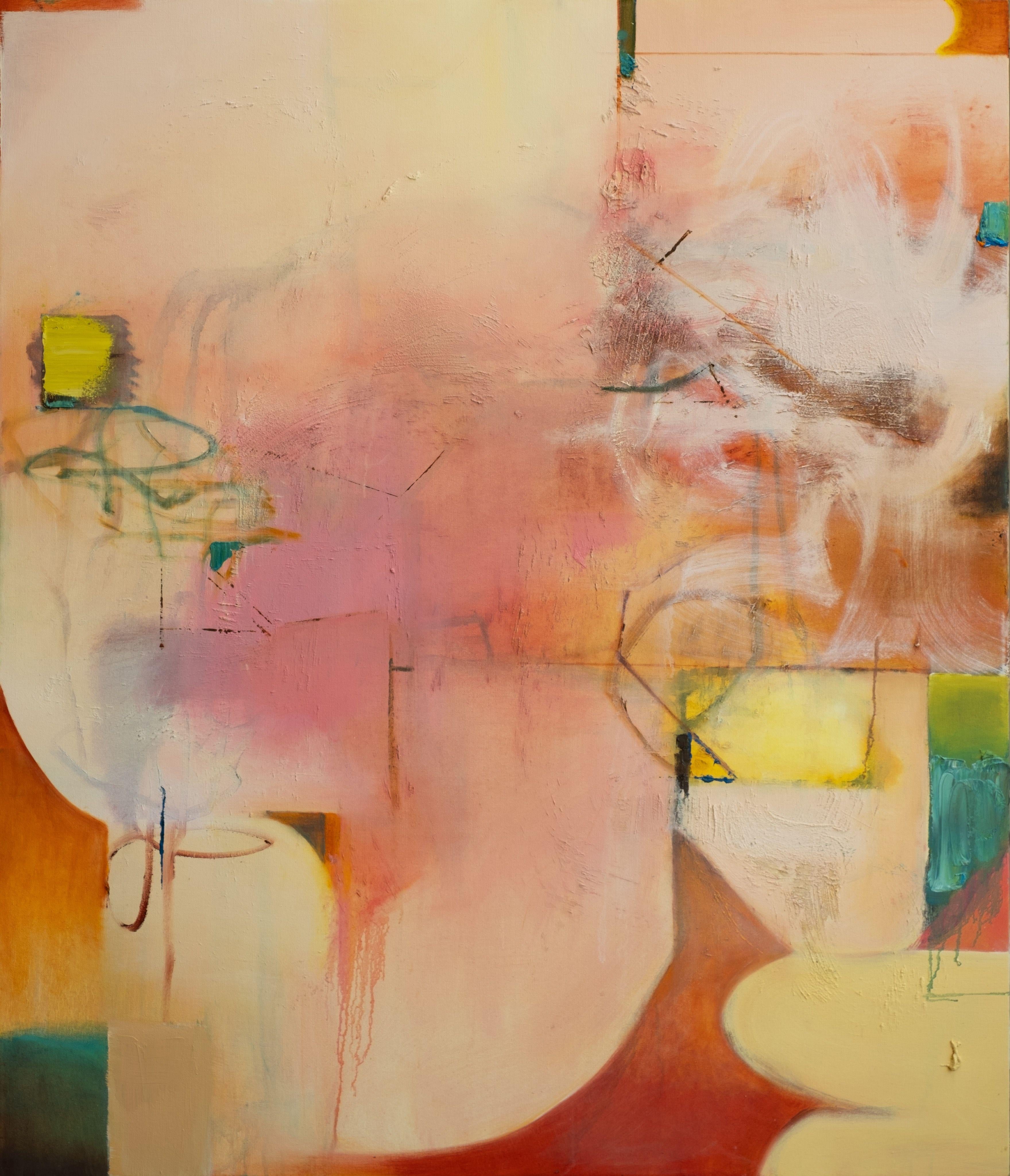 413 L'aura dell'estate, Pittura, Olio su tela - Painting di Anne B Schwartz