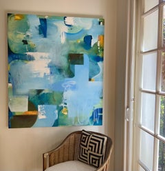 414 Coming Together, Painting, Oil on Canvas