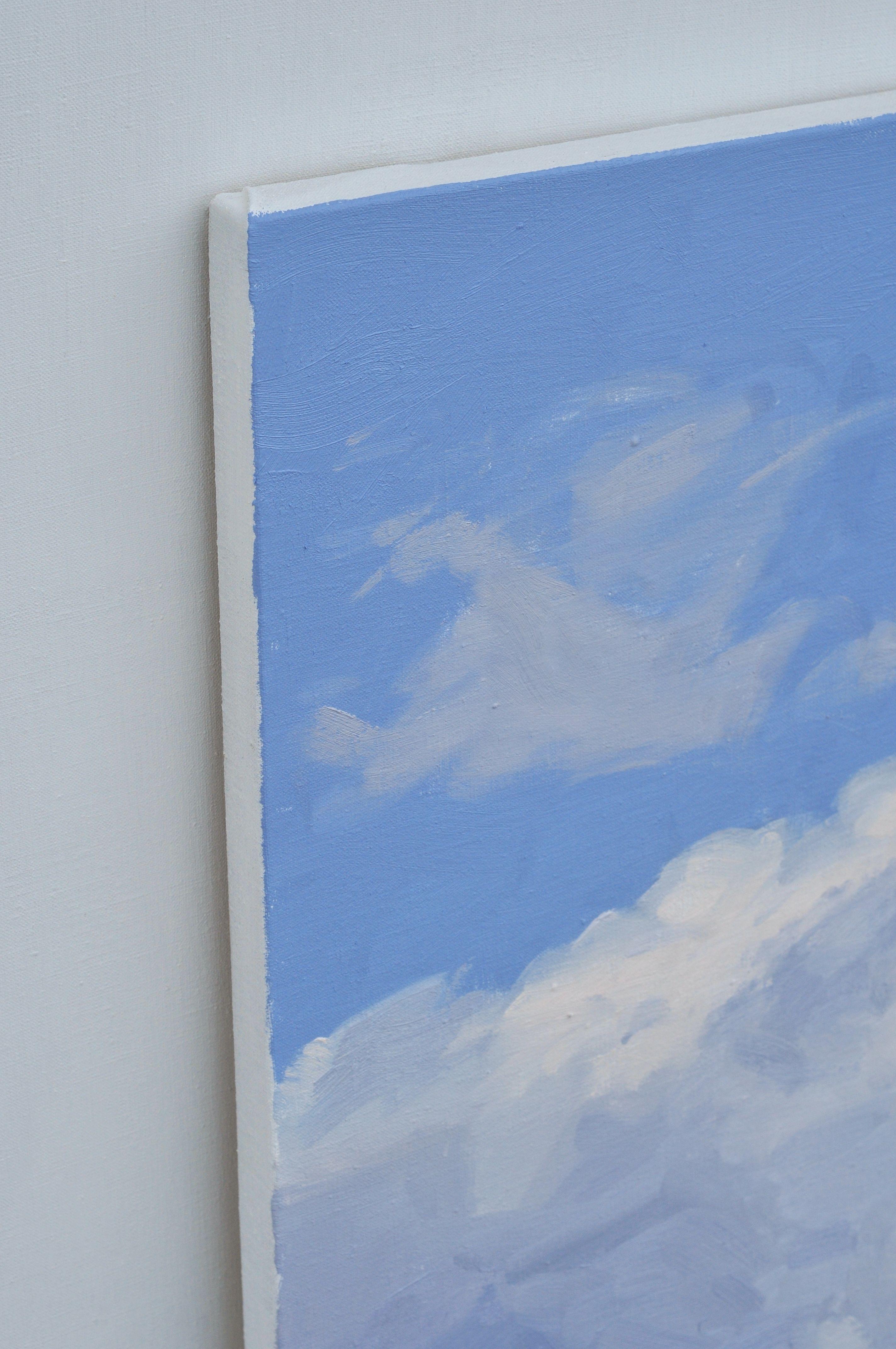 Clouds above the sand dunes, Painting, Oil on Canvas 4