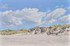 Clouds above the sand dunes, Painting, Oil on Canvas