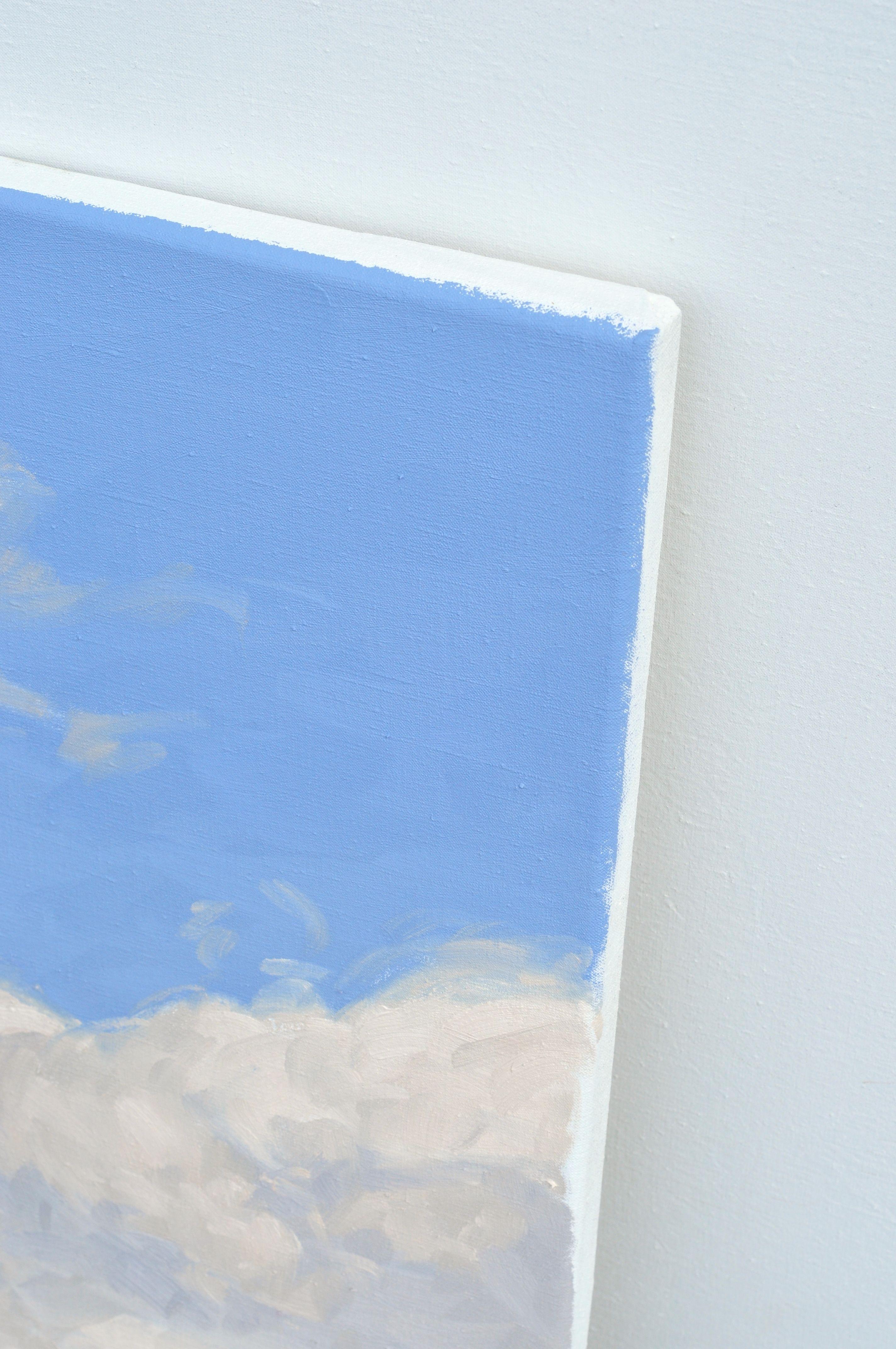 Nuvole sul mare, luce del mattino, Pittura, Olio su tela in vendita 2
