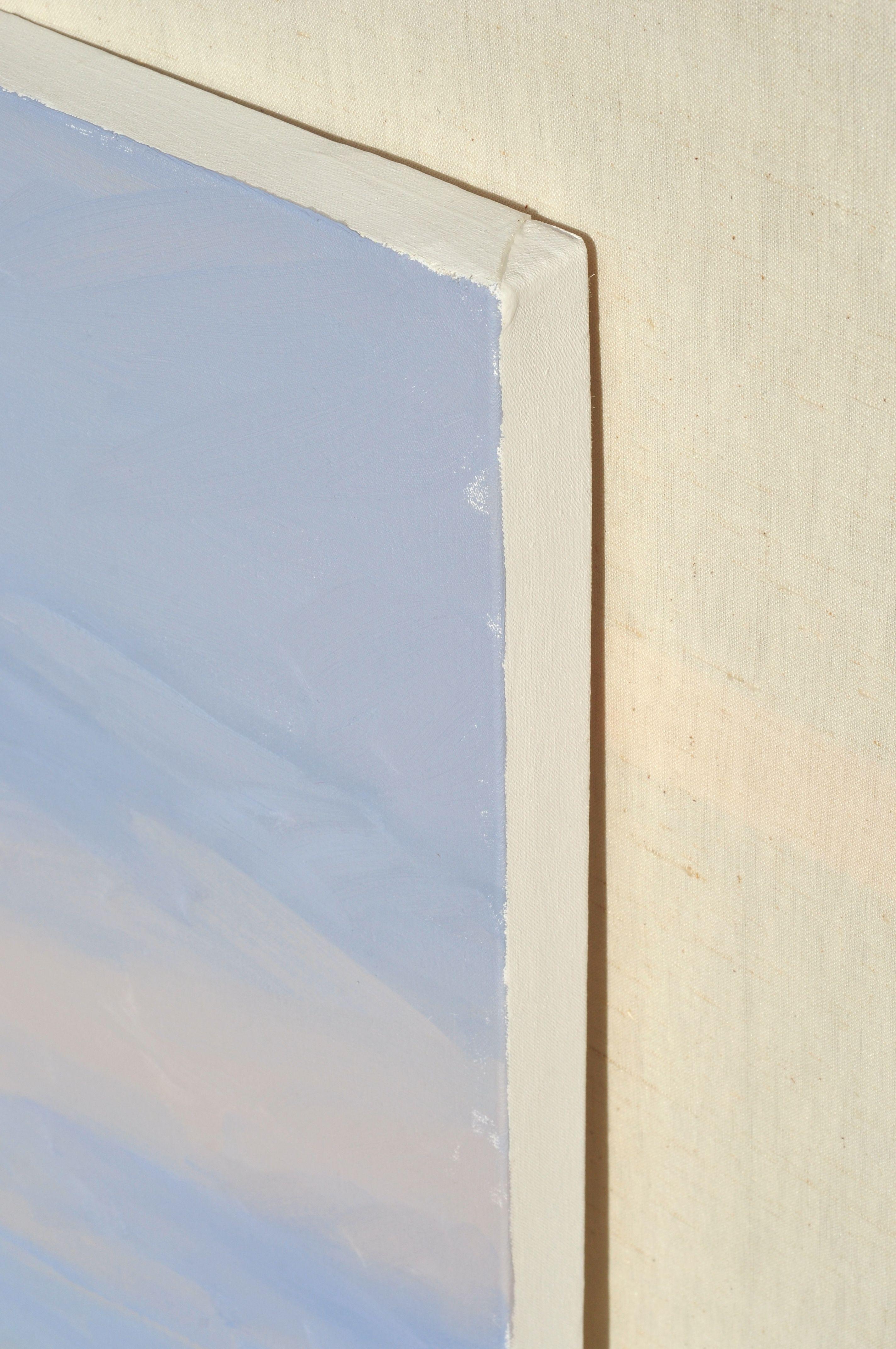 June 9, evening clouds over the mountains, Painting, Oil on Canvas 1