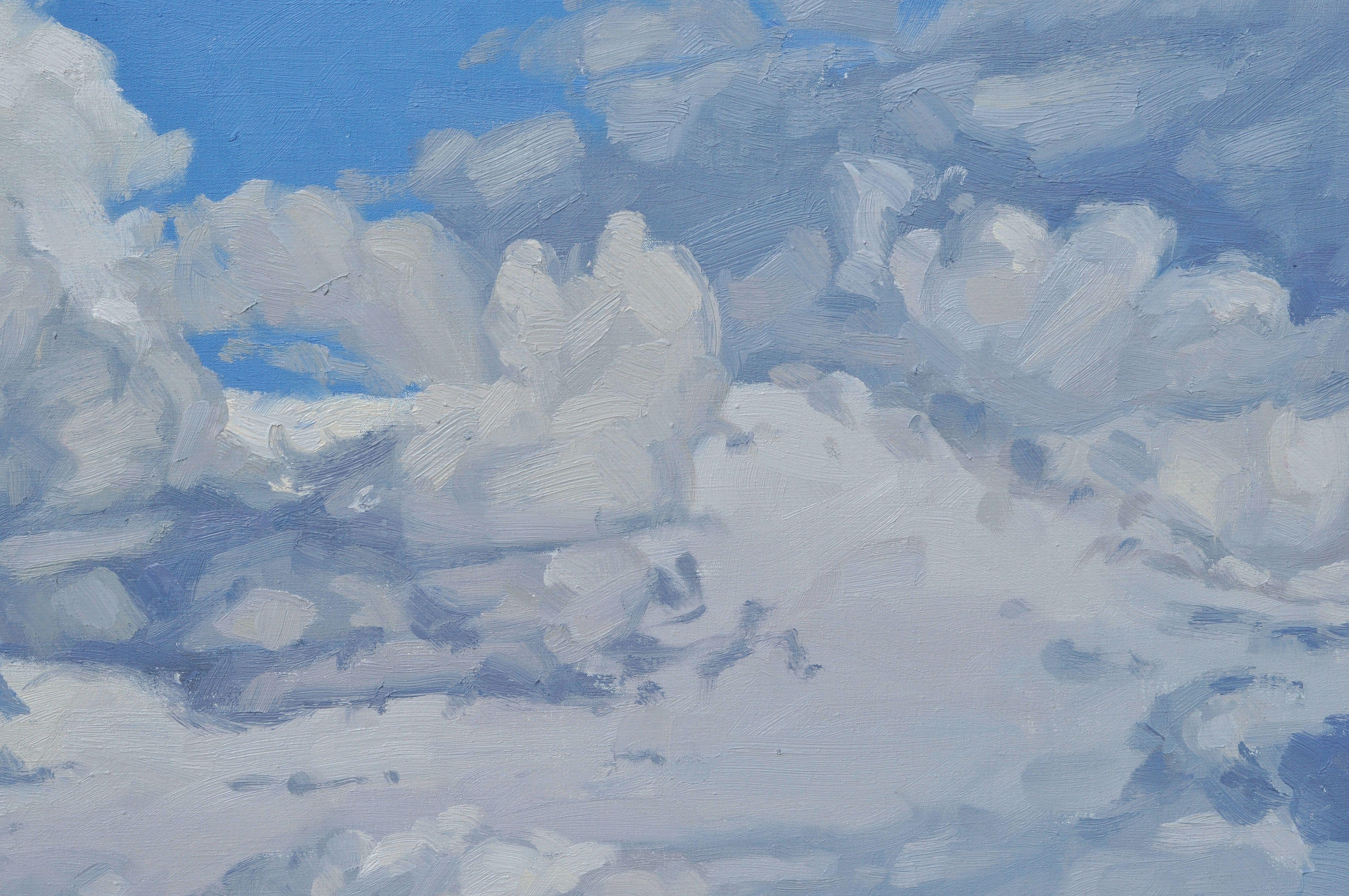 Paisaje de Auvernia, en pleno corazón de Francia. Vista desde mi estudio.  Este paisaje estÃ¡ pintado 