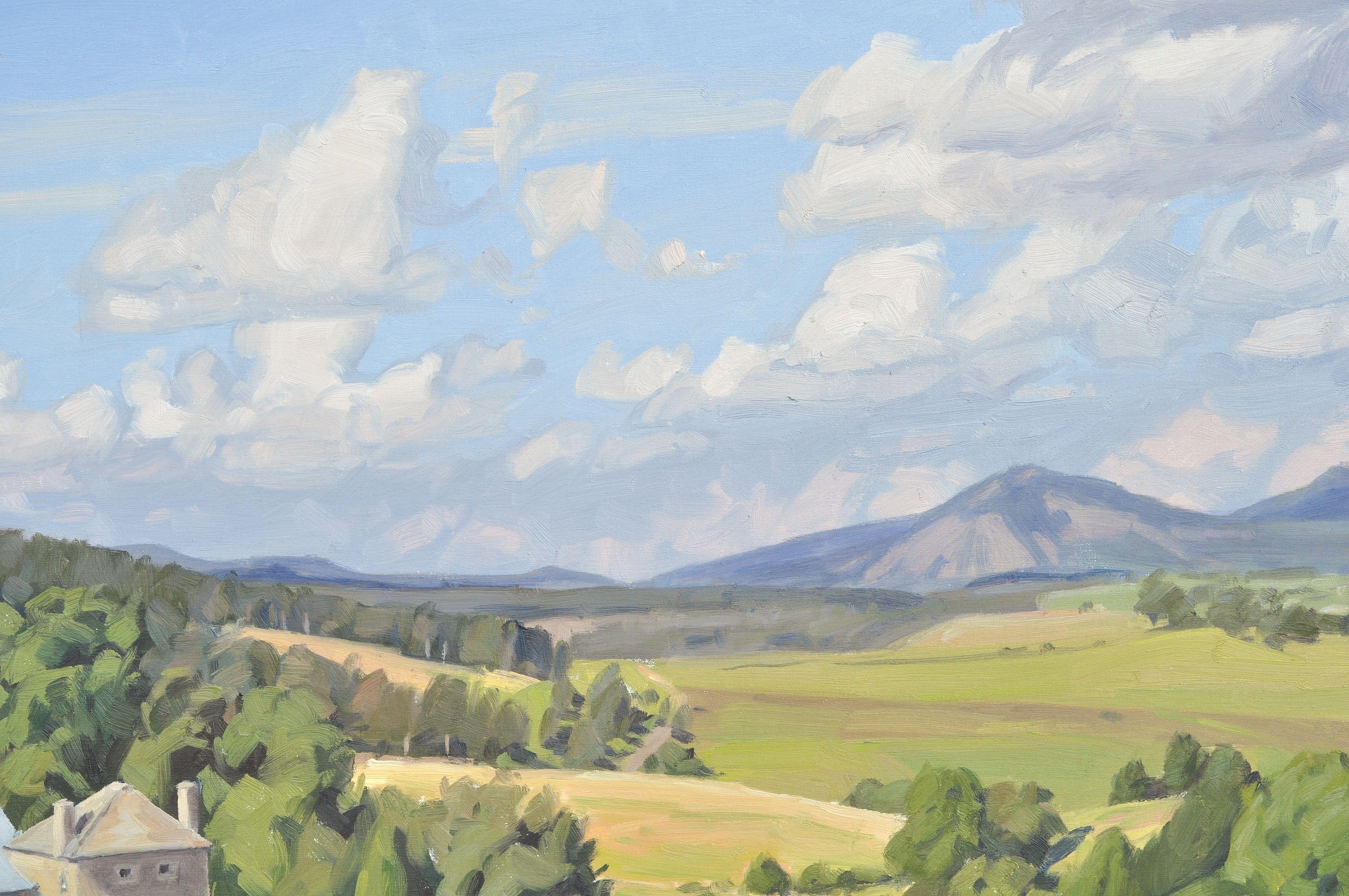 September 17, farm on the Massif du MÃczenc, Painting, Oil on Canvas For Sale 3