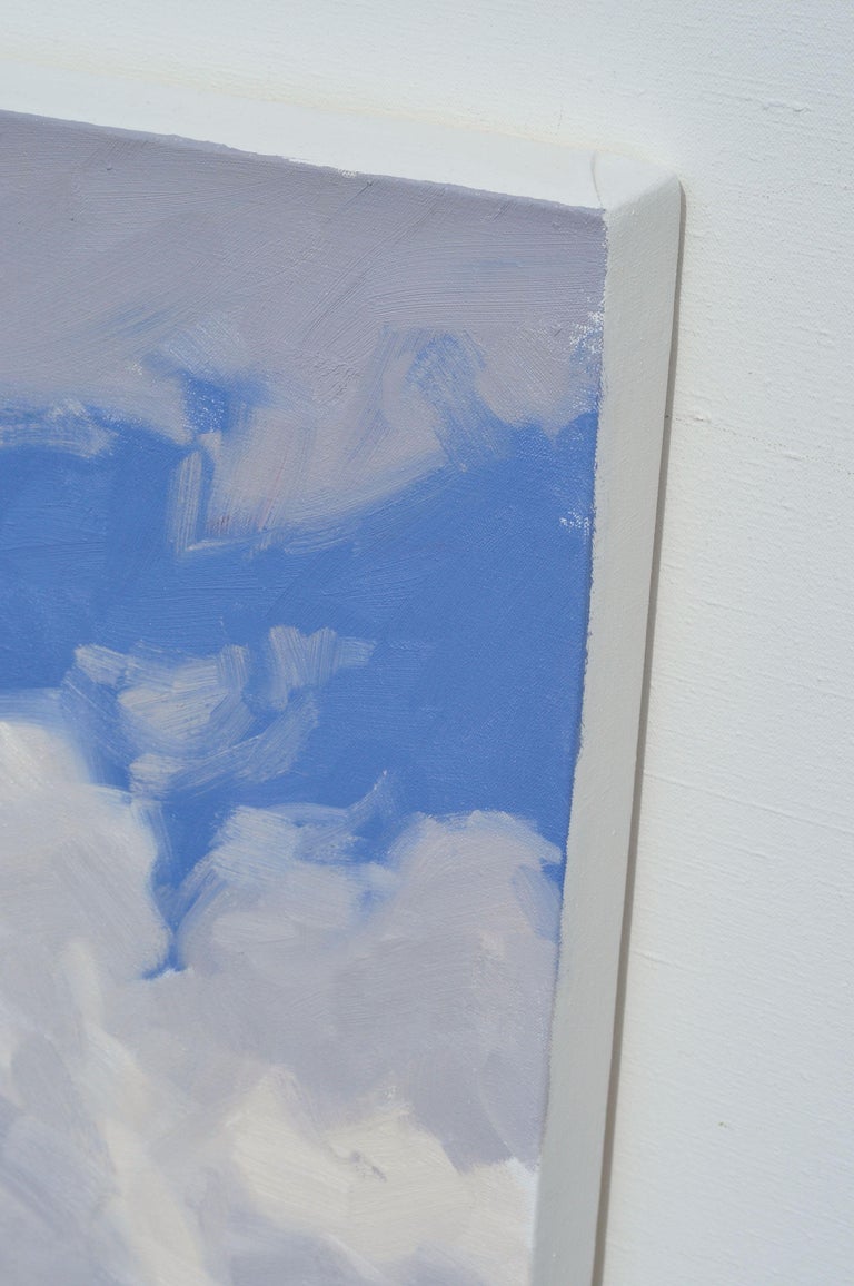 Anne Baudequin September 8, farm on the Massif du Maczenc, Painting, Oil on Canvas For Sale at