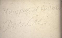 "Unexpected Visitors" original acrylic on canvas painting by Anne Coe