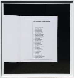 First Person IV, Signed Conceptual Chromogenic Print by Anne Collier
