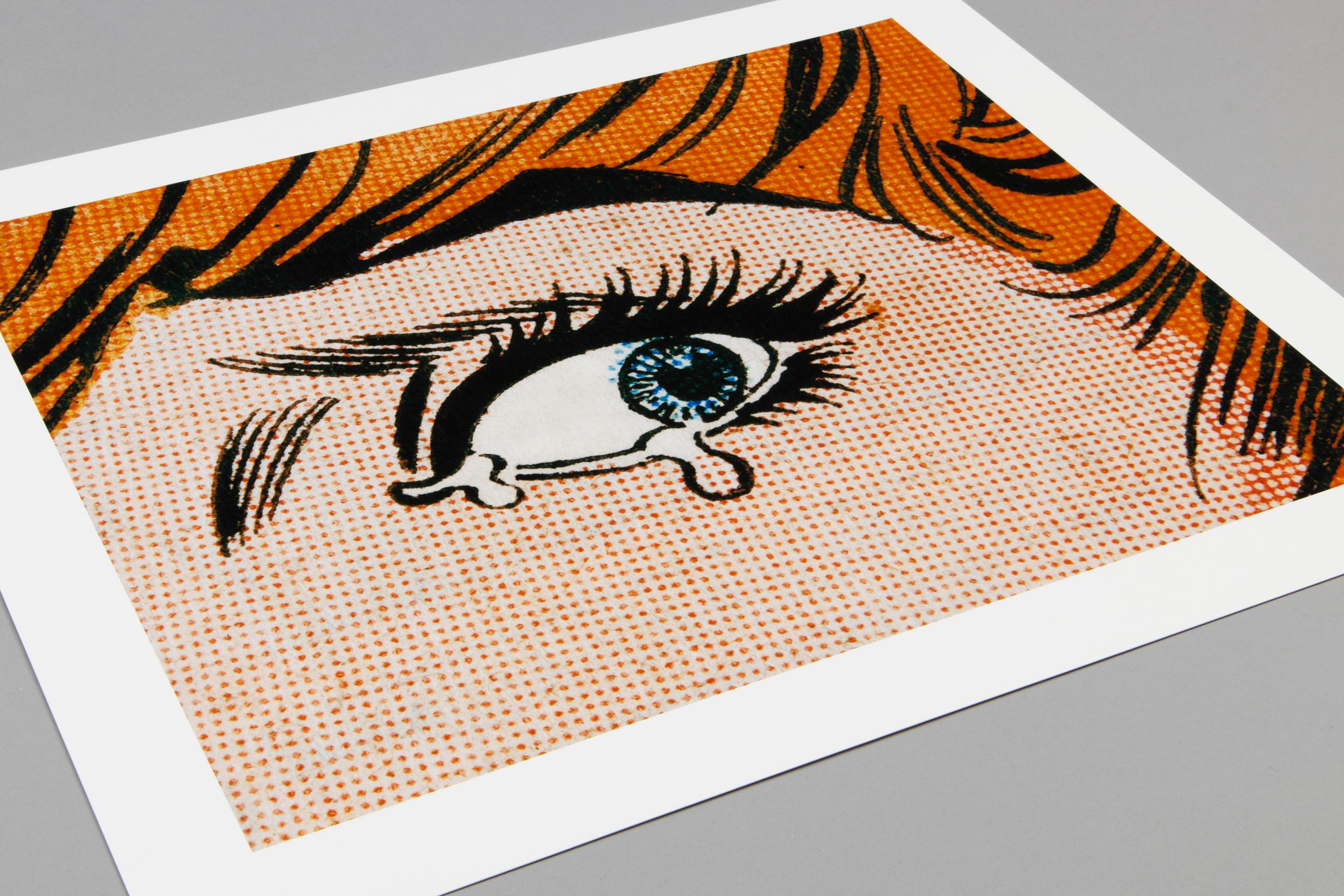 Anne Collier, Woman Crying - Contemporary Art, Women Artist, Signed Print For Sale 1
