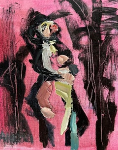 Dance by Anne Darby Parker, Contemporary Cubist Figure on Canvas