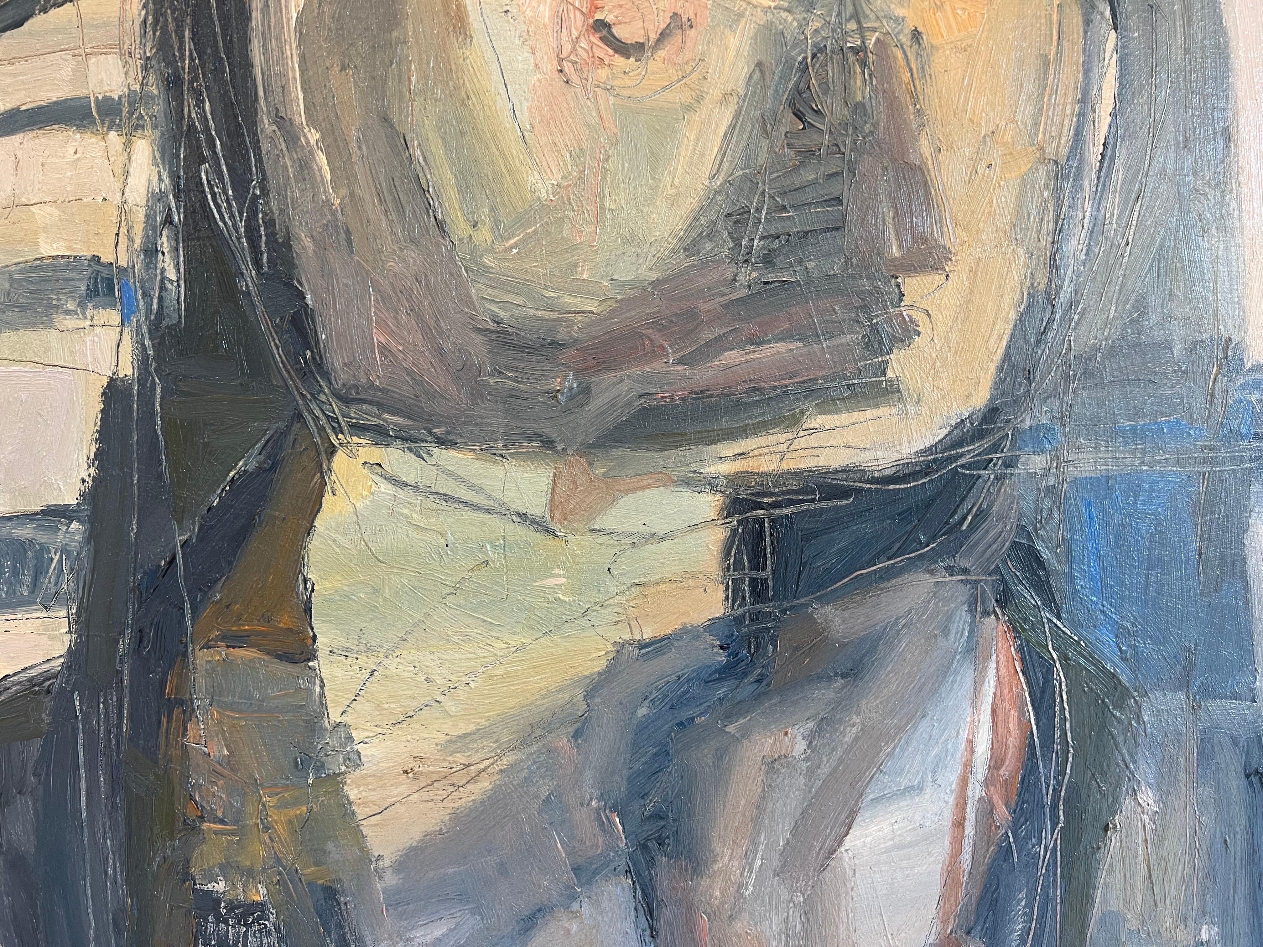 Figure in Interior by Anne Darby Parker, Contemporary Cubist Figure 2