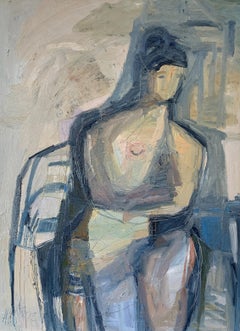 Figure in Interior by Anne Darby Parker, Contemporary Cubist Figure