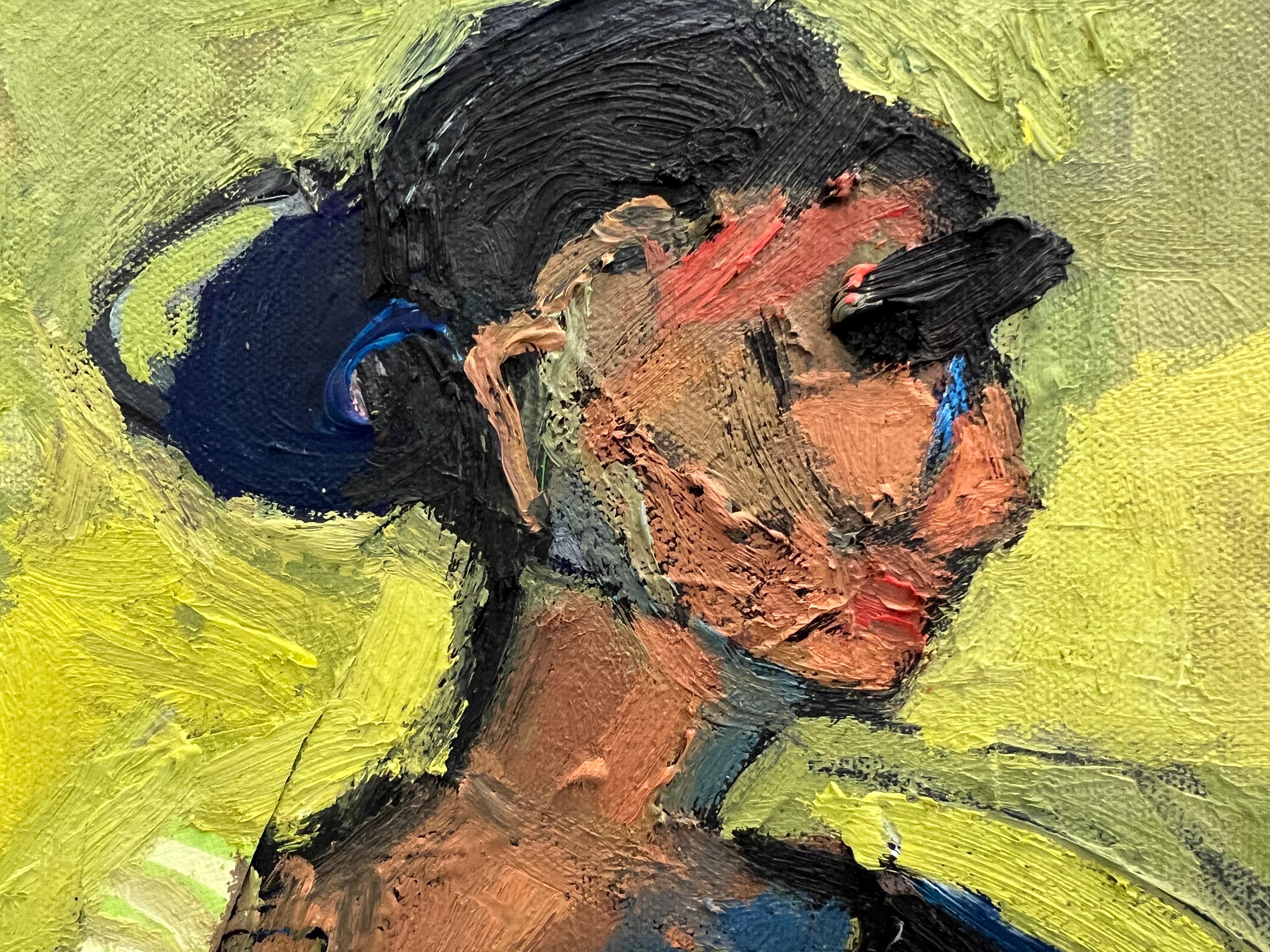 Lady in the Garden by Anne Darby Parker, Contemporary Cubist Figure 3