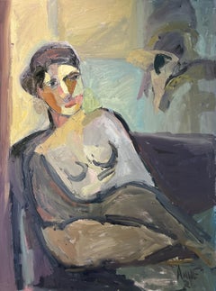 Large Contemporary Figurative Painting Inspired by Corot