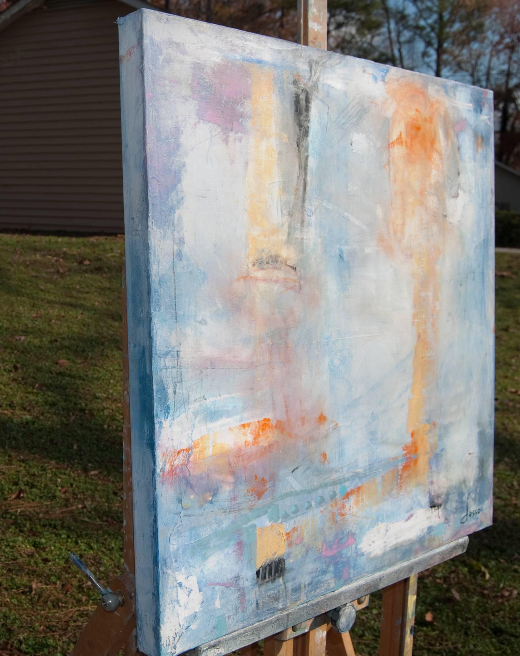 Broken - Painting by Anne Dosso-Powell