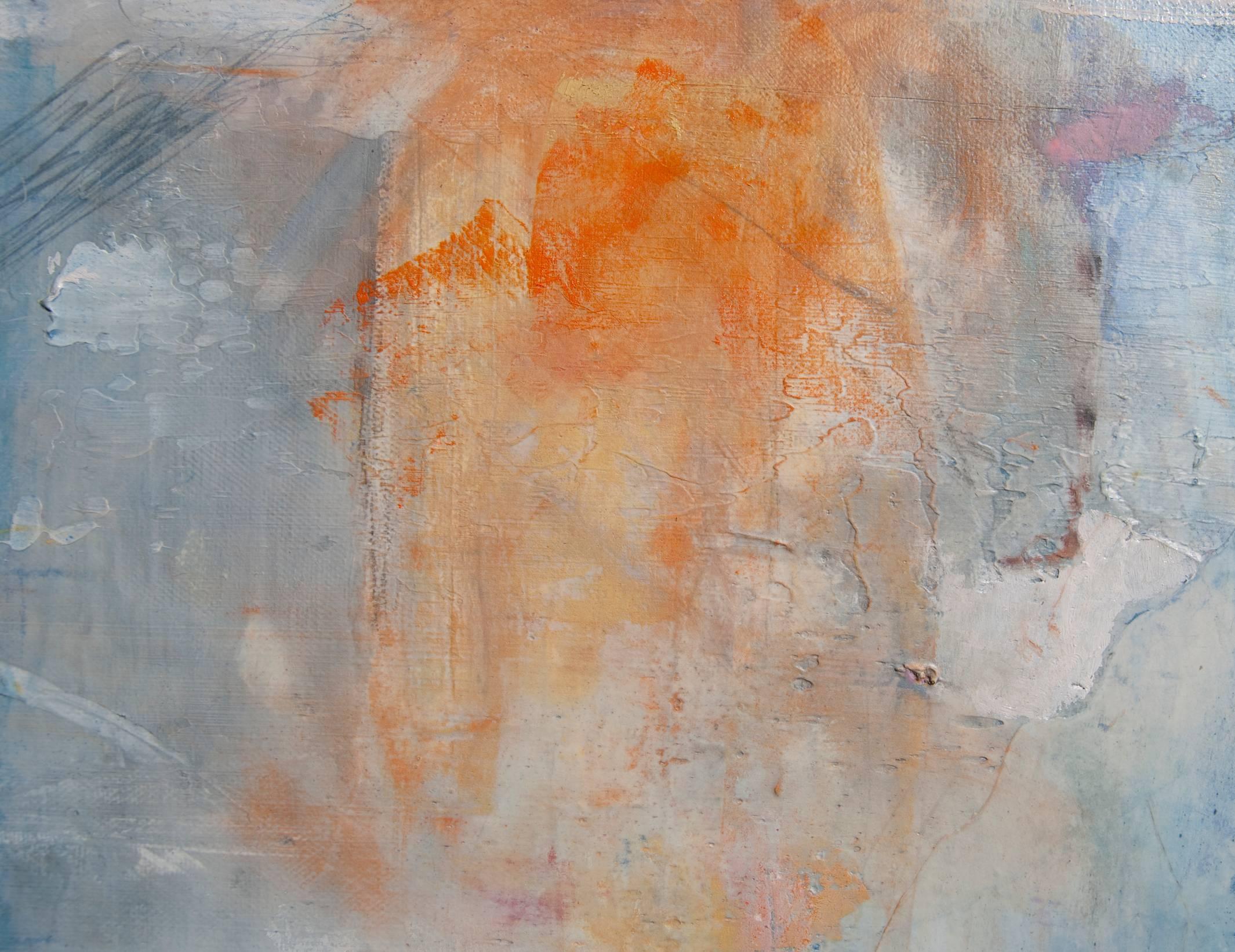 Broken - Abstract Painting by Anne Dosso-Powell